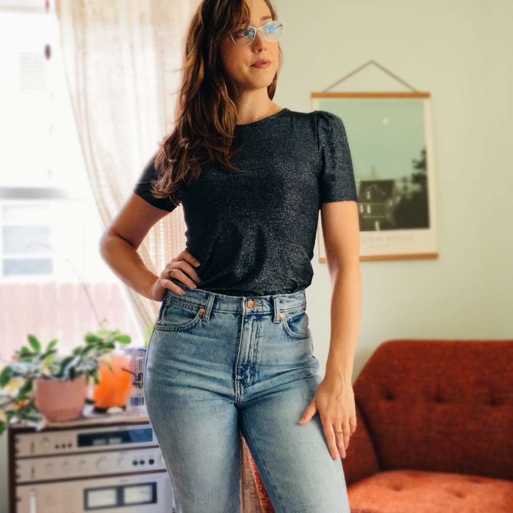 Puff sleeved Express tee
